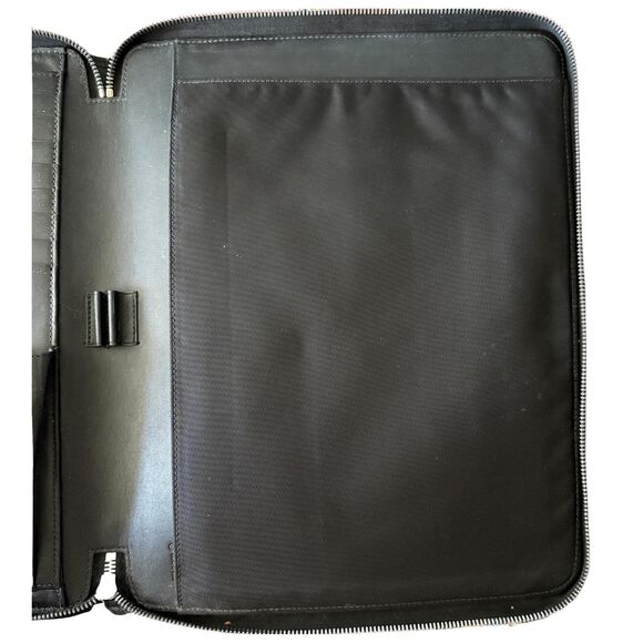 Vintage COACH Document Multi-Use Black Leather Portfolio - Picture 3 of 6